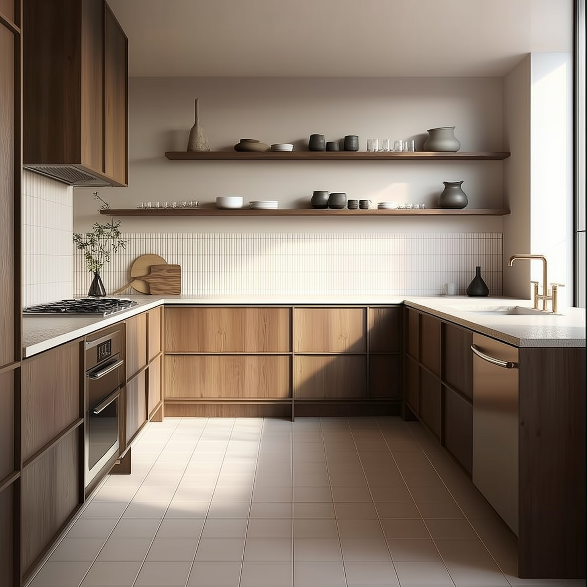 slim shaker kitchen