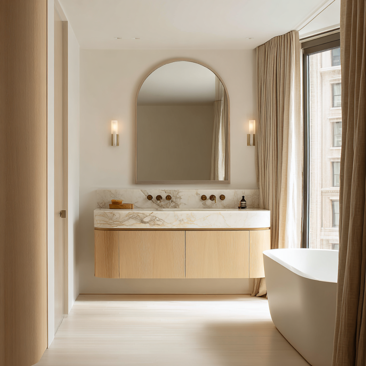 Curved Edge Vanities