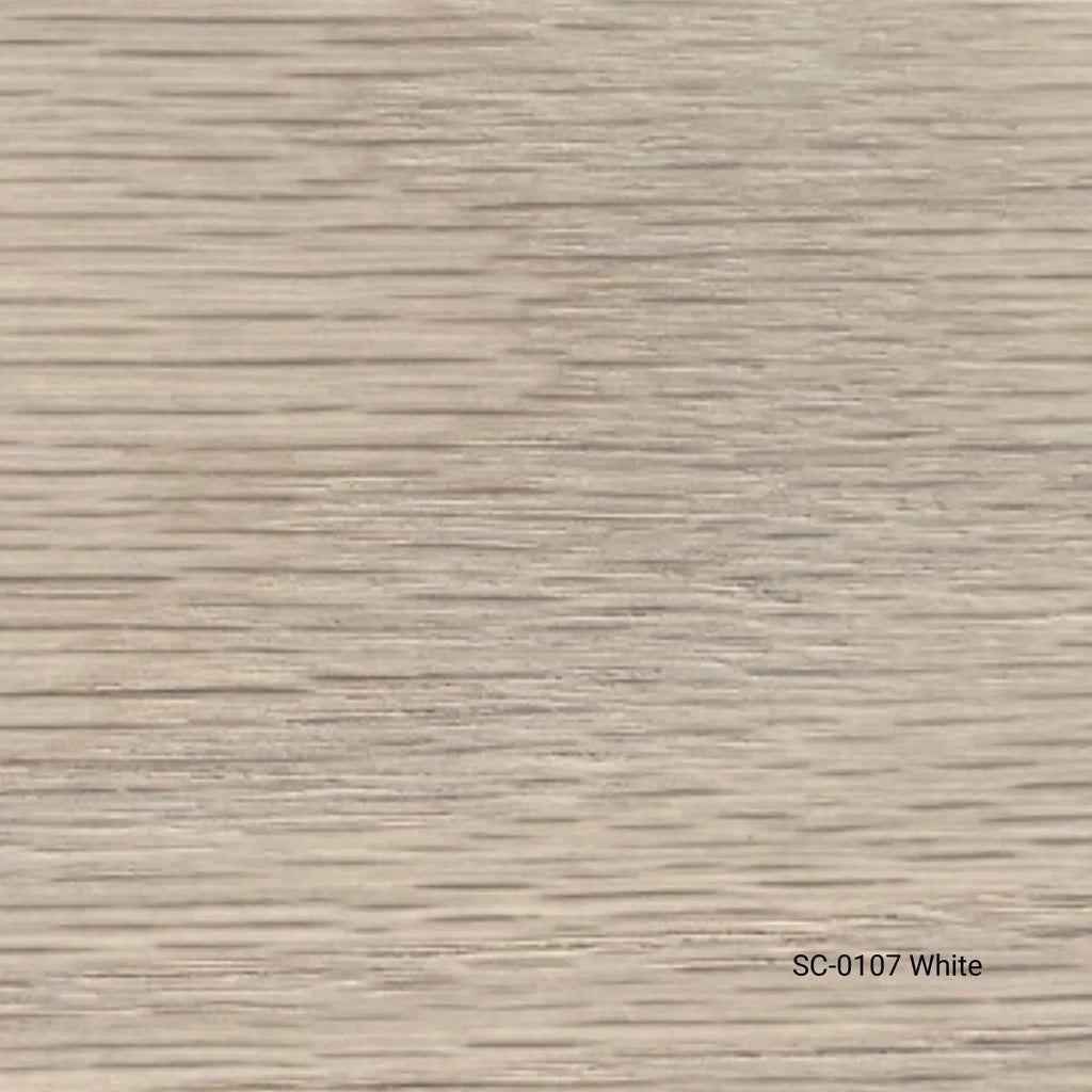 close up fluted bleached oak texture bathroom vanity