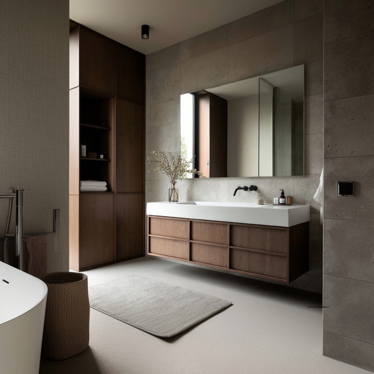 custom-walnut-double-sink-vanity