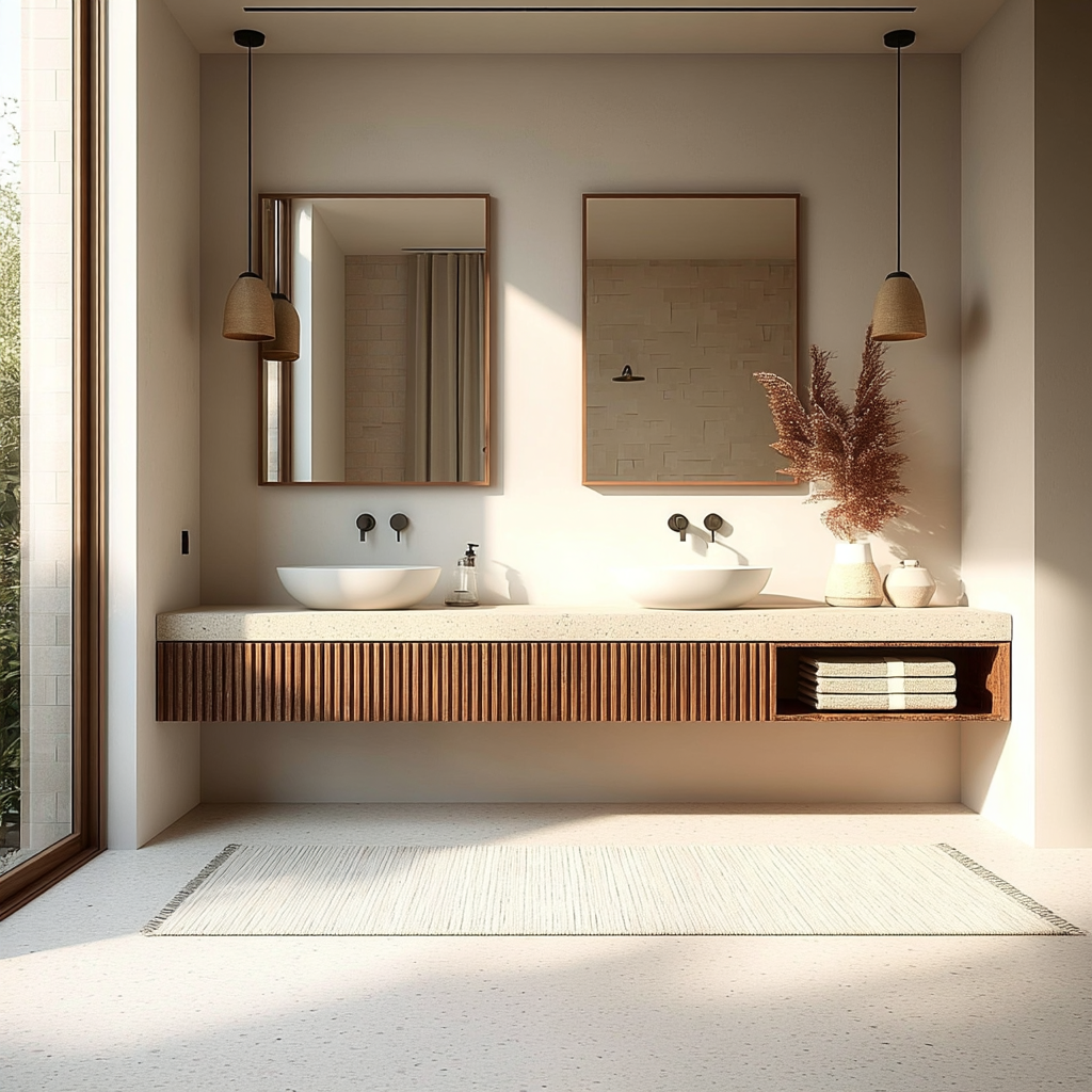 mid-century-walnut-bathroom-cabinet